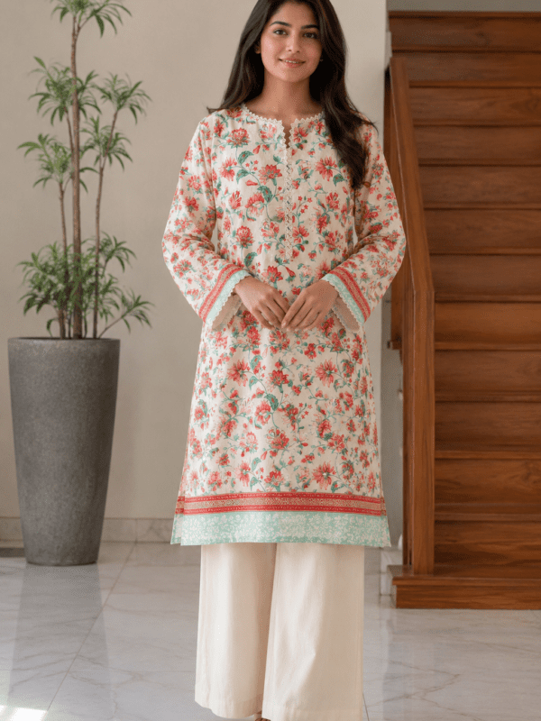 1-Piece Printed Lawn Shirt Online