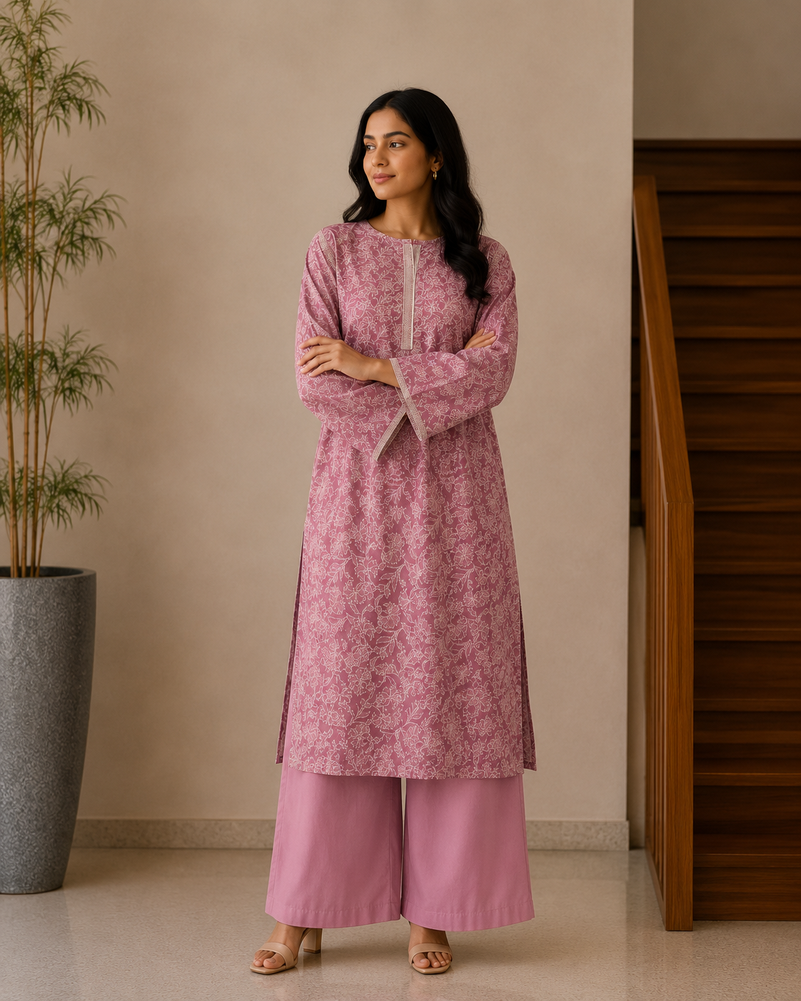 2 Piece Elegant Printed Lawn Suit - Image 2